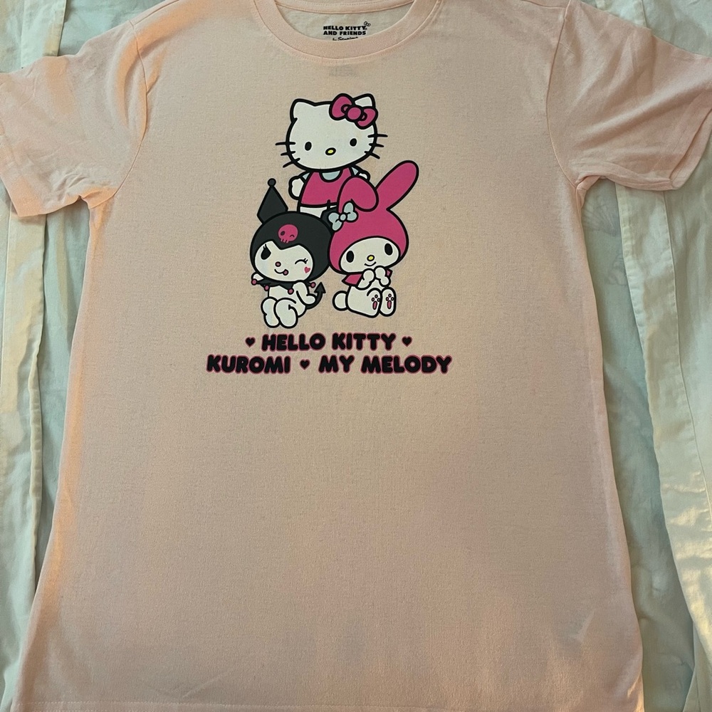 Hello Kitty Light Pink Short Sleeve Tee